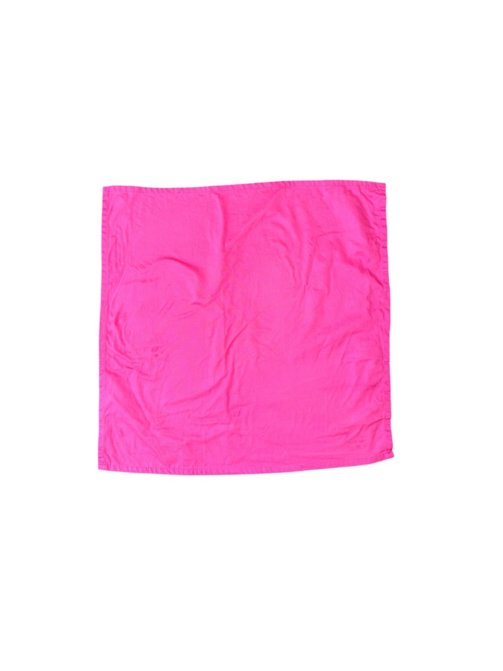 Bright Pink Square Scarf / Bandana